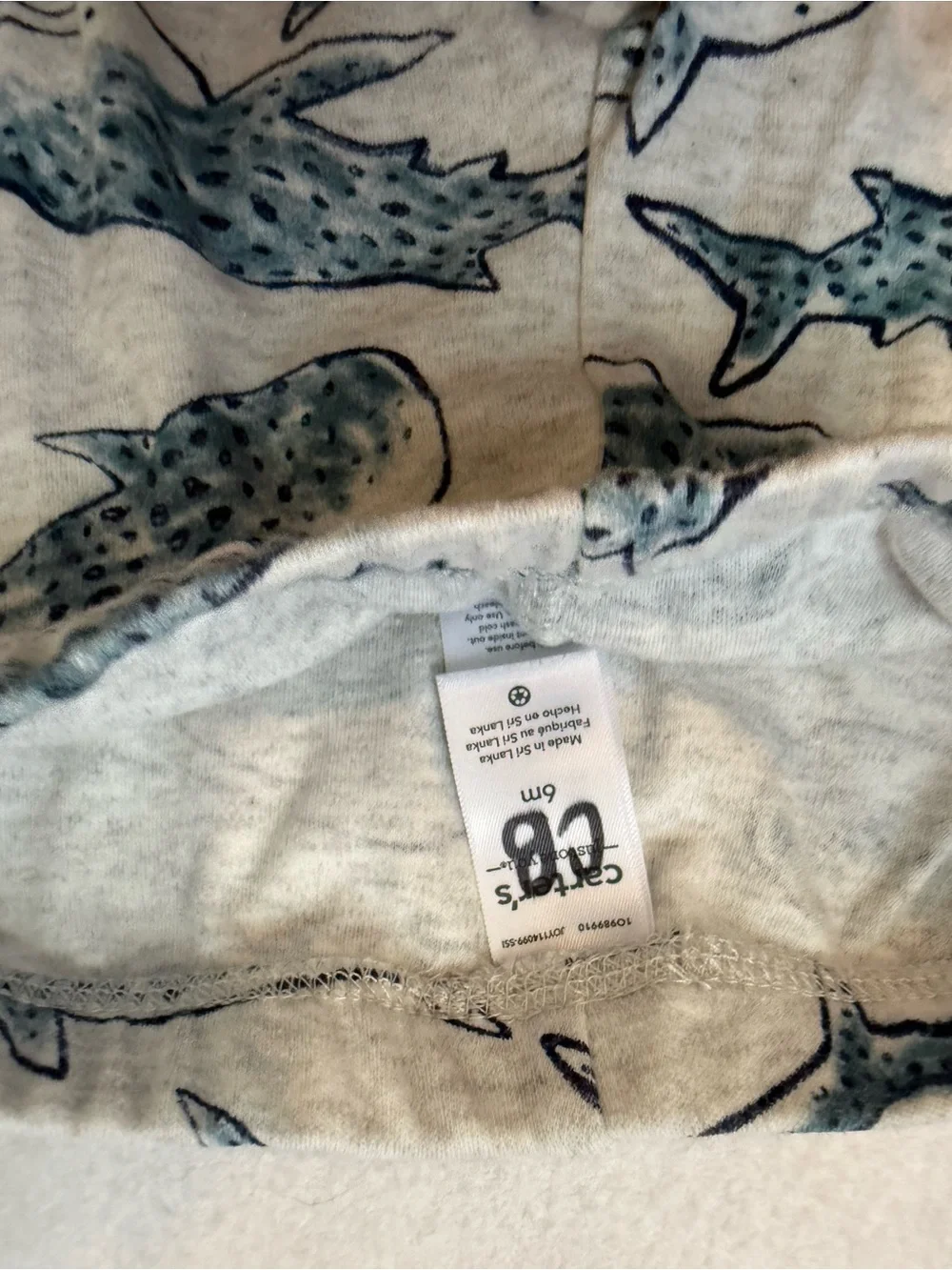 Carter's Navy Quilted Hooded Baby Vest with Zipper and bodysuits